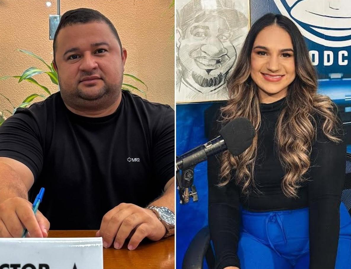 Montagem de fotos mostra os vereadores Orlando Victor Bezerra Lopes e Sad Lufti