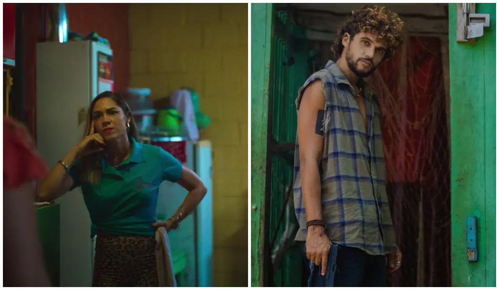 Fátima Macedo e Lucas Galvino em cenas de Pssica