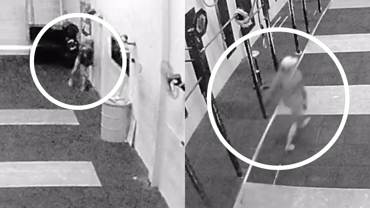 Câmera de segurança registrou momento em que local é furtado