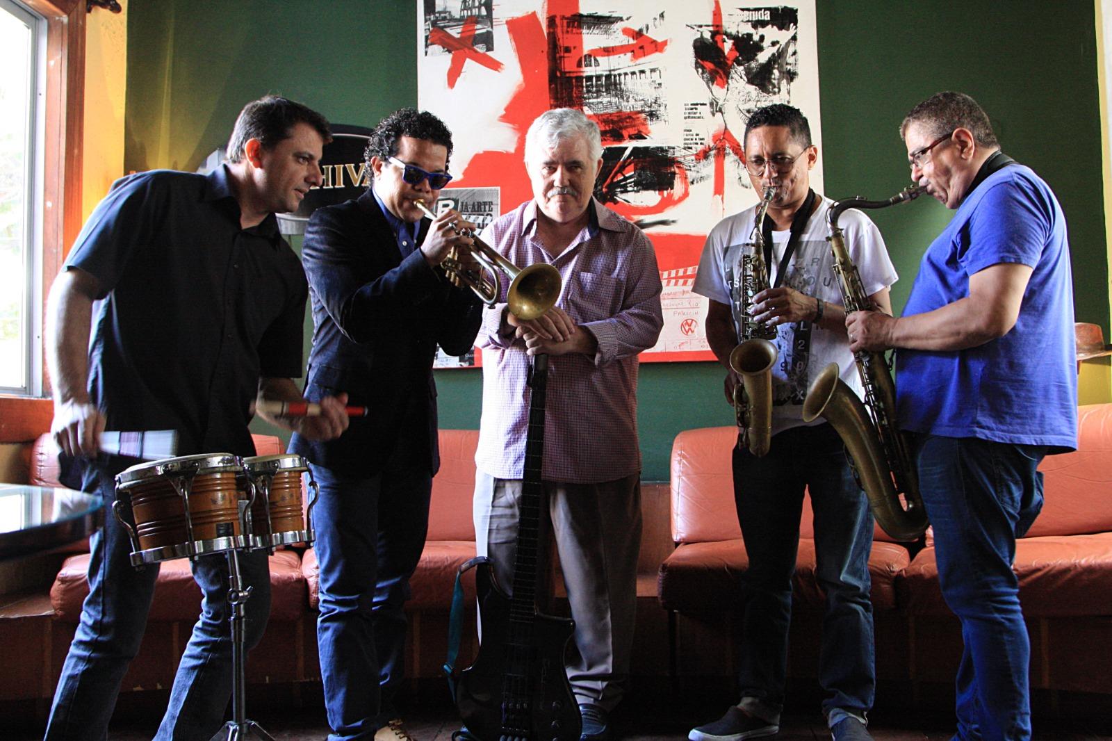 Foto de divulgação do primeiro show 'Kind of Blue - Homenagem a Miles Davis', em agosto de 2015