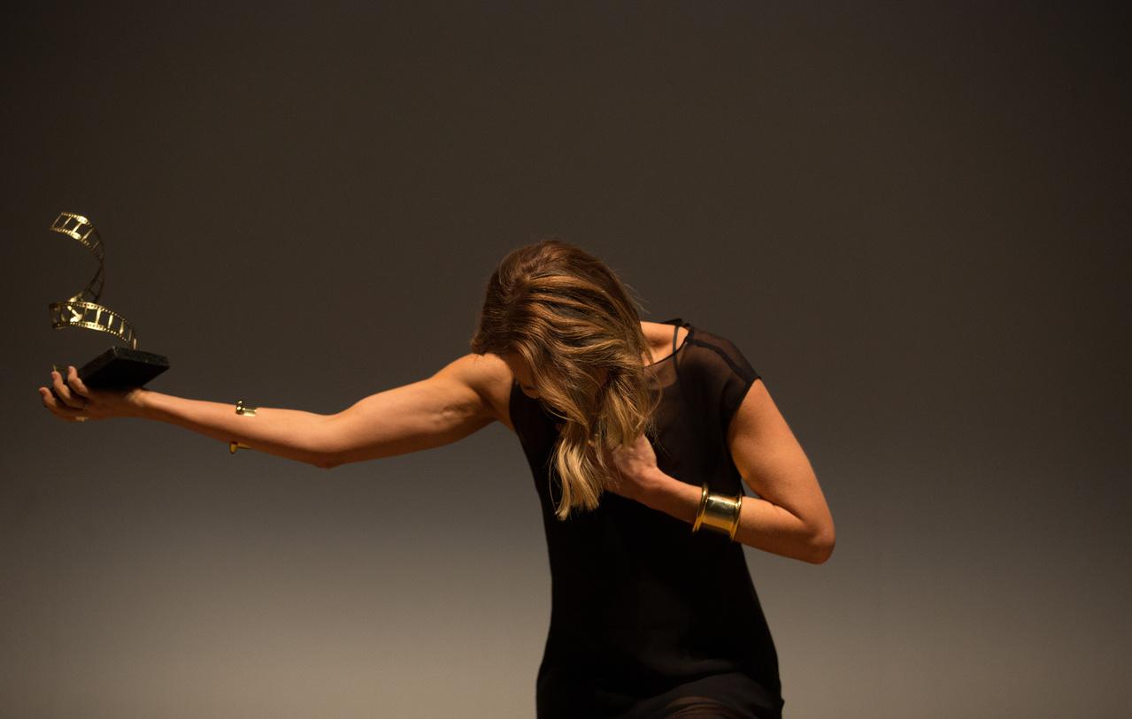 Atriz agradeceu ao festival e ao público