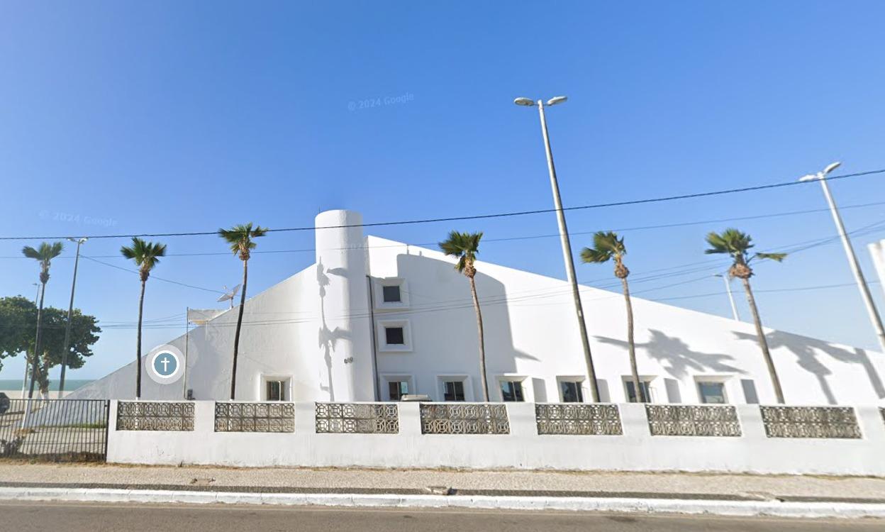 Vista aérea da Igreja de Santa Edwiges.
