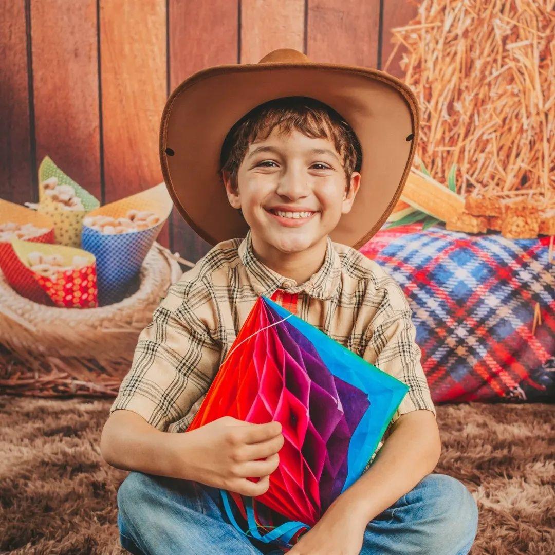 O ator Davi Malizia tem 10 anos