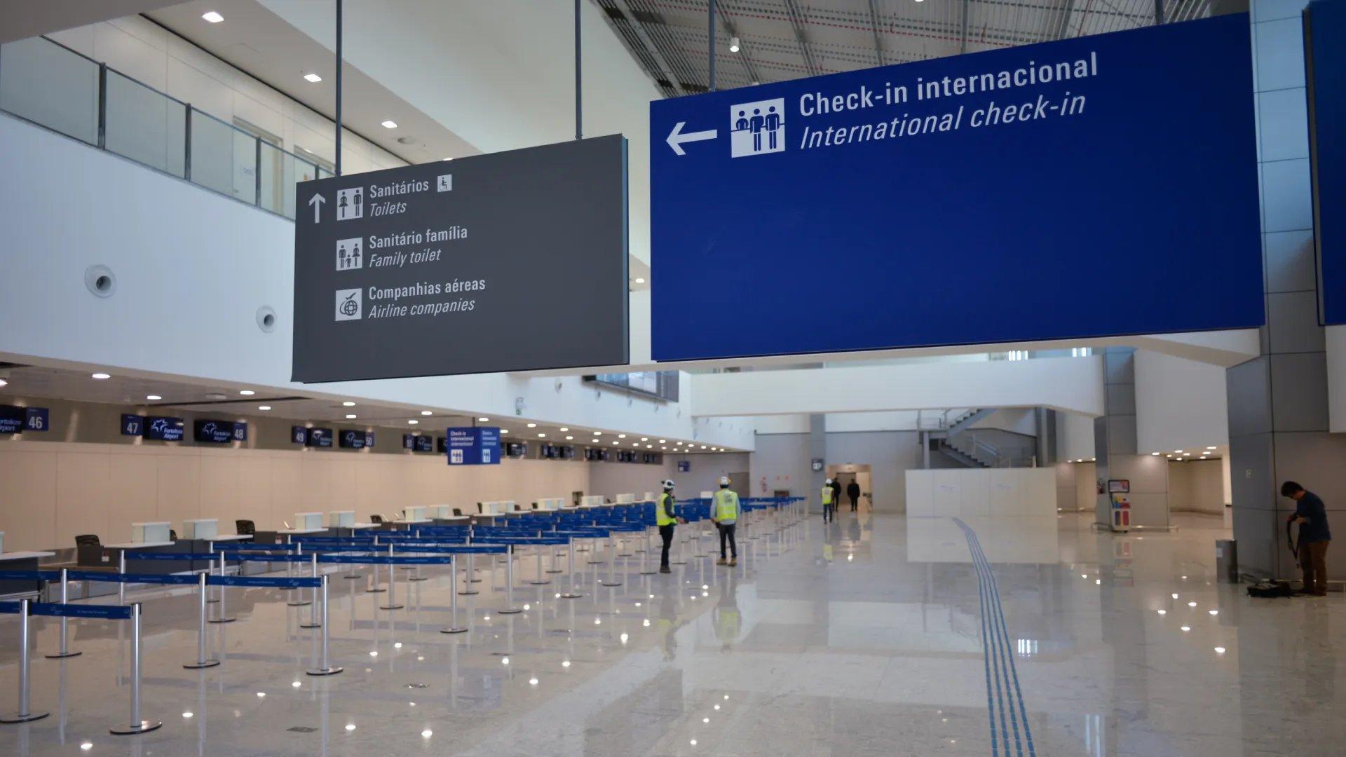 Imagem do aeroporto de Fortaleza.