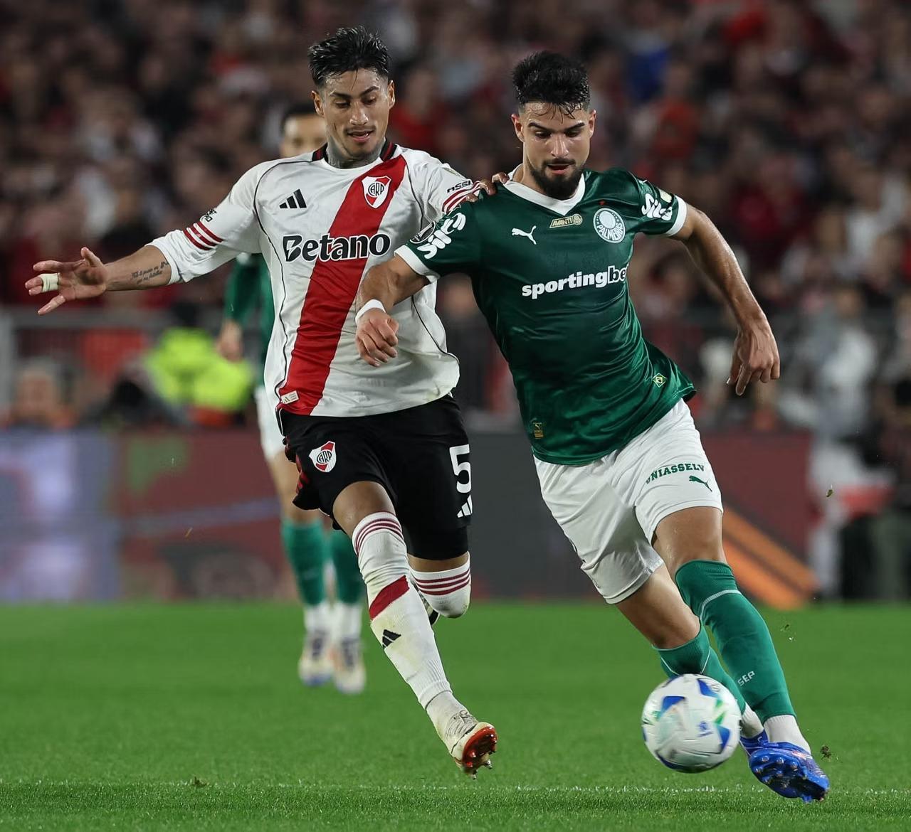 Foto de Palmeiras x River Plate pela Libertadores