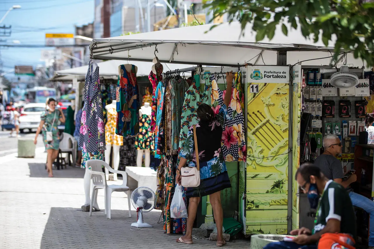 Comércio informal em Fortaleza