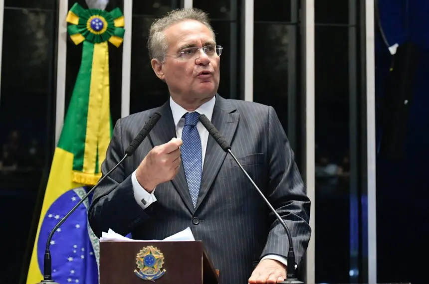 foto do senador Renan Calheiros.