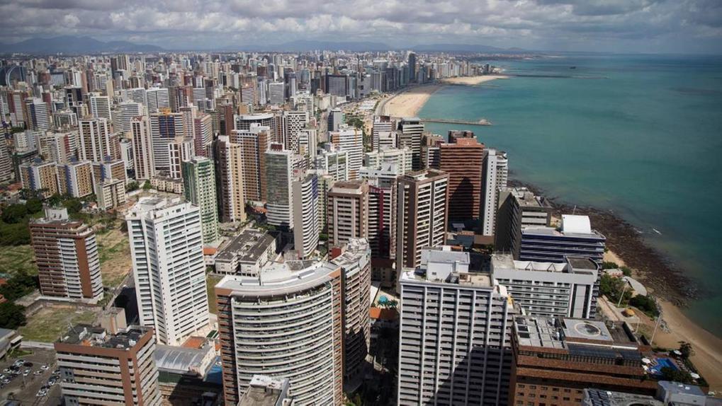 Prédios da cidade de Fortaleza.