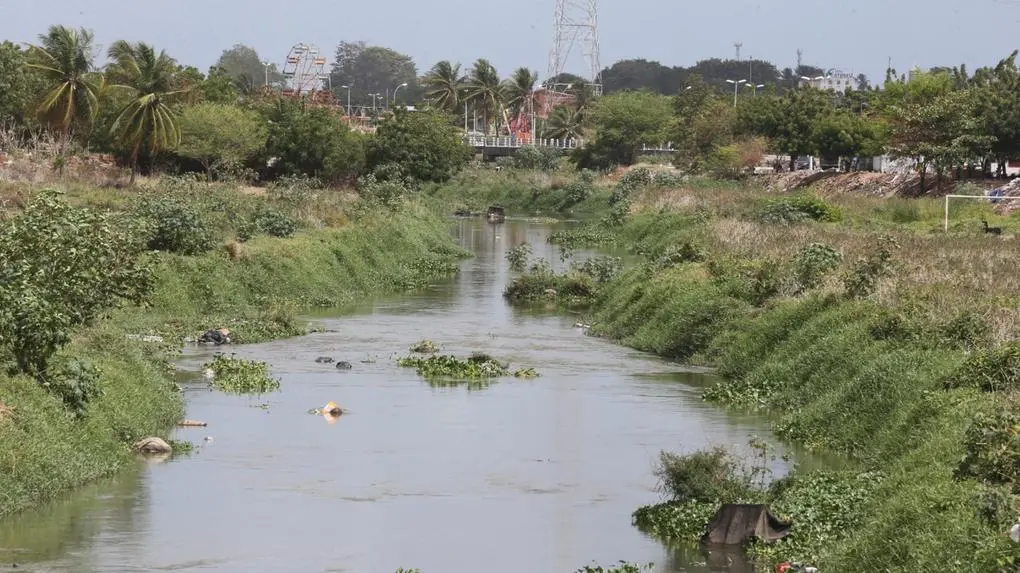 Imagem do Rio onde os corpos das jovens foram jogados.