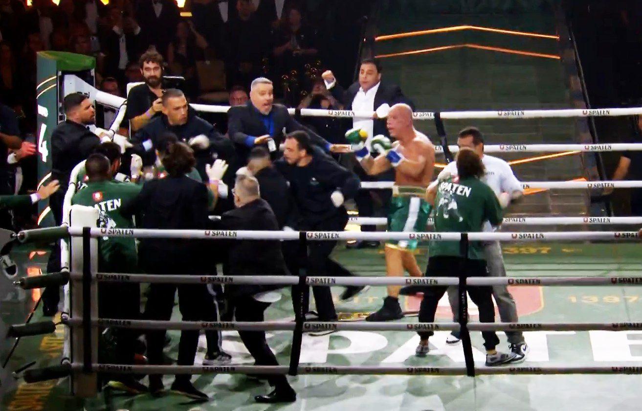 Confusão generalizada toma conta da arena do Spaten Fight Night