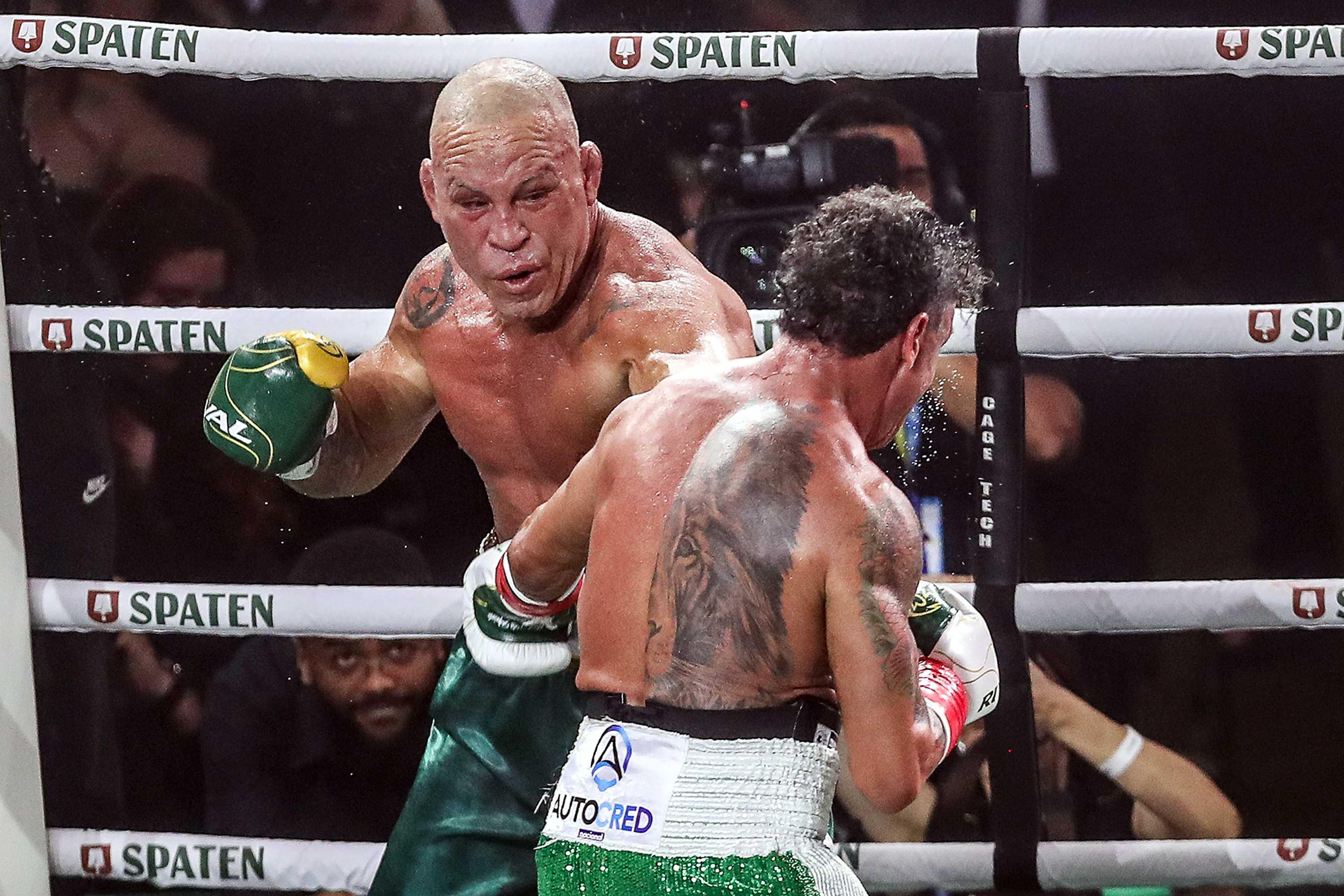 Popó x Wanderlei Silva em luta no Spaten Fight Night