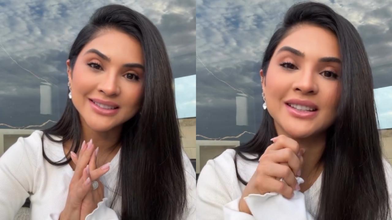 Mileide Mihaile falou sobre estado de saúde do filho em pronunciamento em rede social. Em vídeo, ela parece sorridente