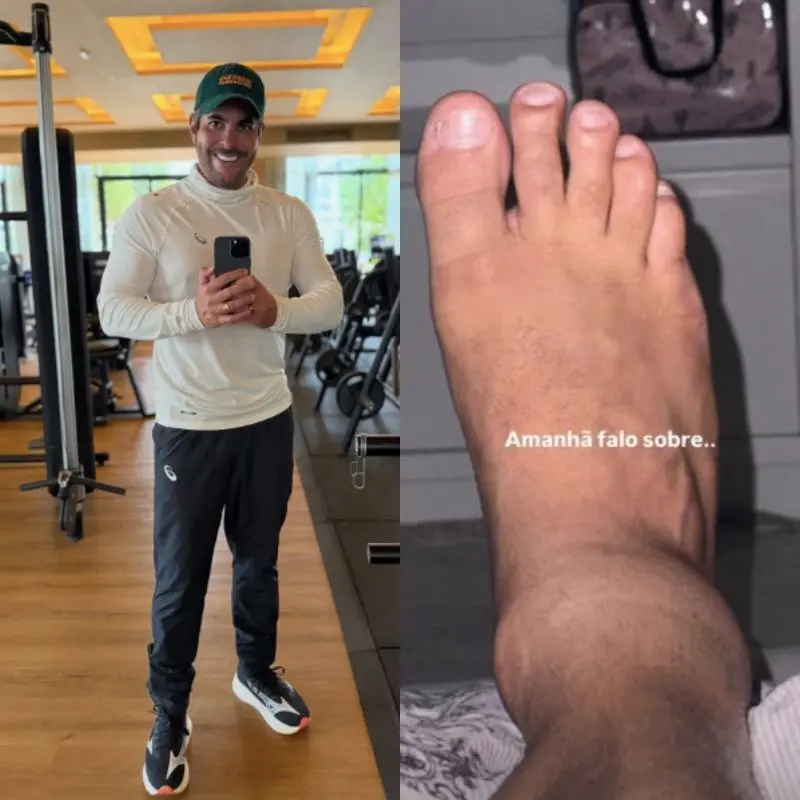 Imagem da notícia Kaká Diniz é hospitalizado após Simone Mendes e o filho enfrentarem gastroenterite
