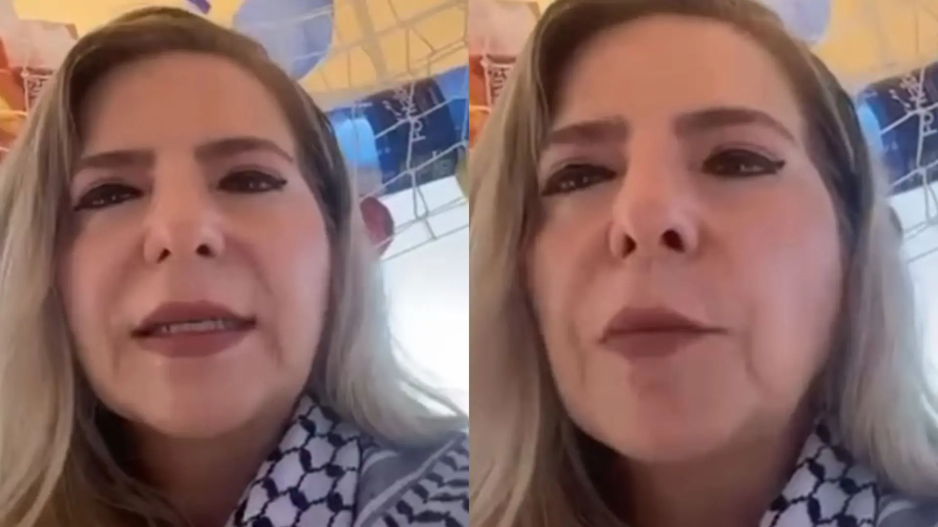 Imagens do vídeo de Luizianne Lins.