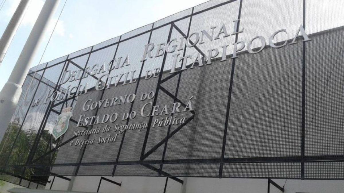 Fachada da Delegacia Regional de Itapipoca.