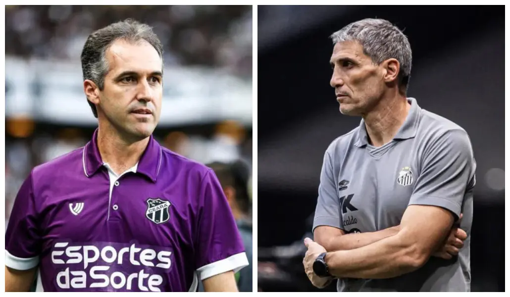 Montagem com fotos de Léo Condé x Vojvoda