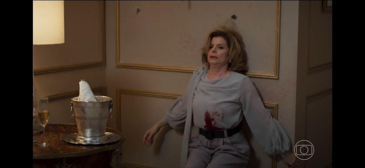 Odete foi baleada no episódio que foi ao ar na segunda-feira (6)