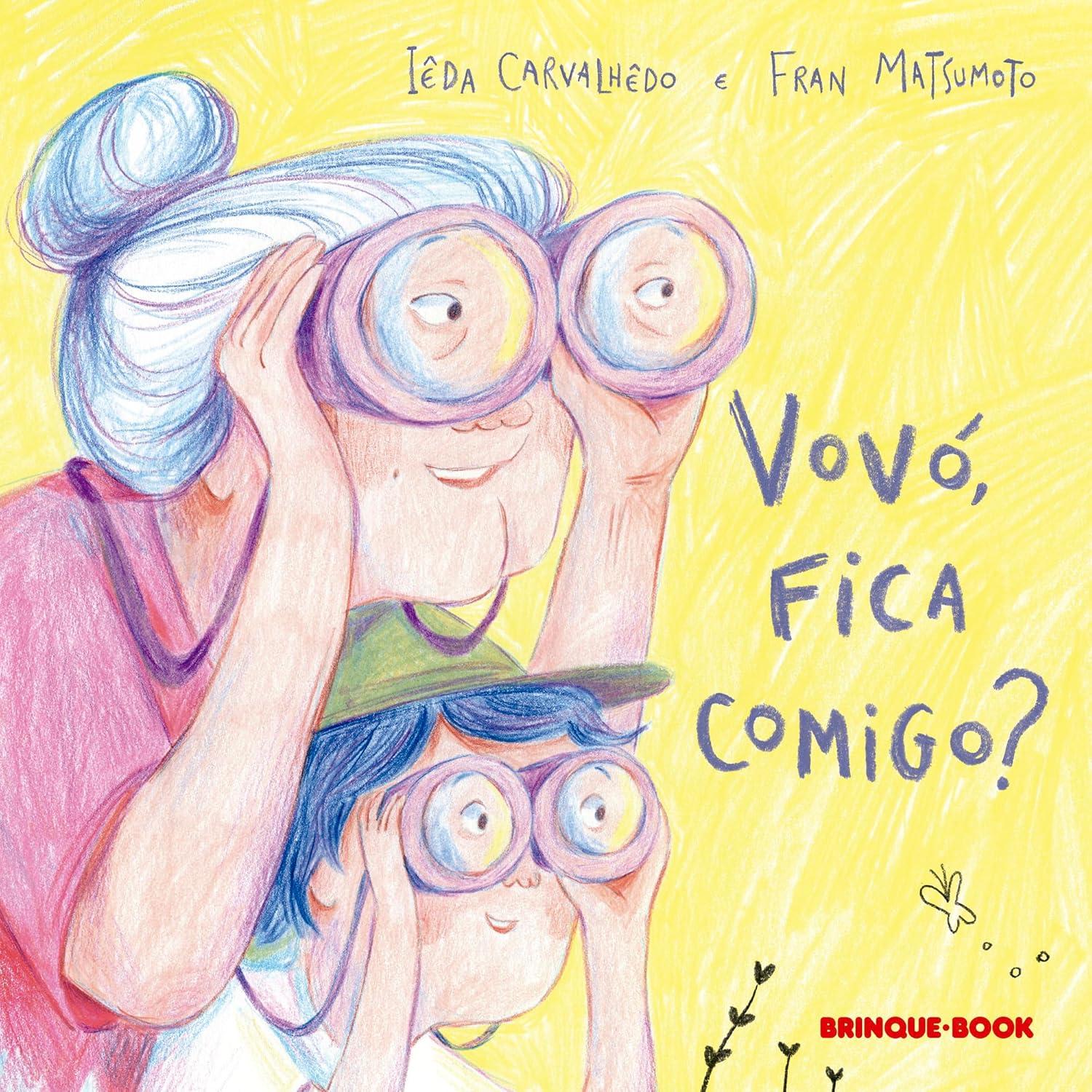 Capa do livro Vovó, fica comigo? (2025), de Iêda Carvalhêdo.