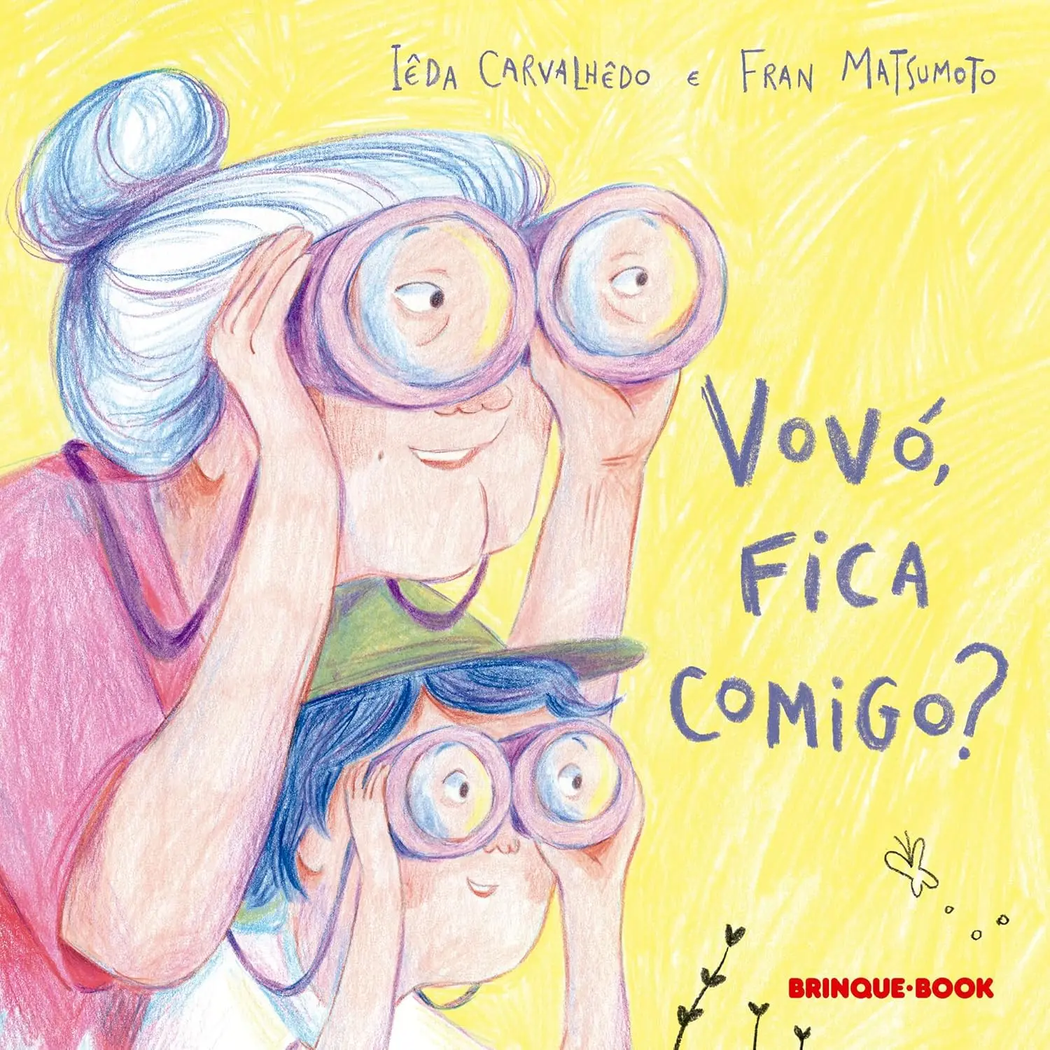 Capa do livro Vovó, fica comigo? (2025), de Iêda Carvalhêdo.