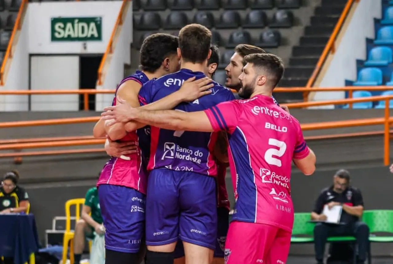 O Norde Vôlei jogou torneio amistoso em Goiânia recentemente