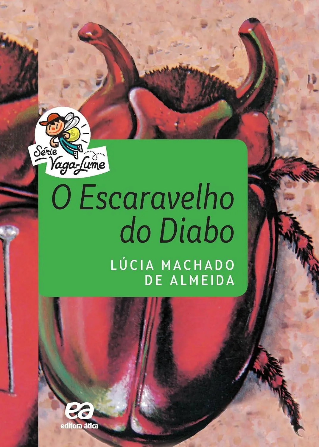 Imagem de capa do livro O Escaravelho do Diabo, de Lúcia Machado de Almeida, para matéria sobre livros que possuem suspense como a morte de Odete Roitman.