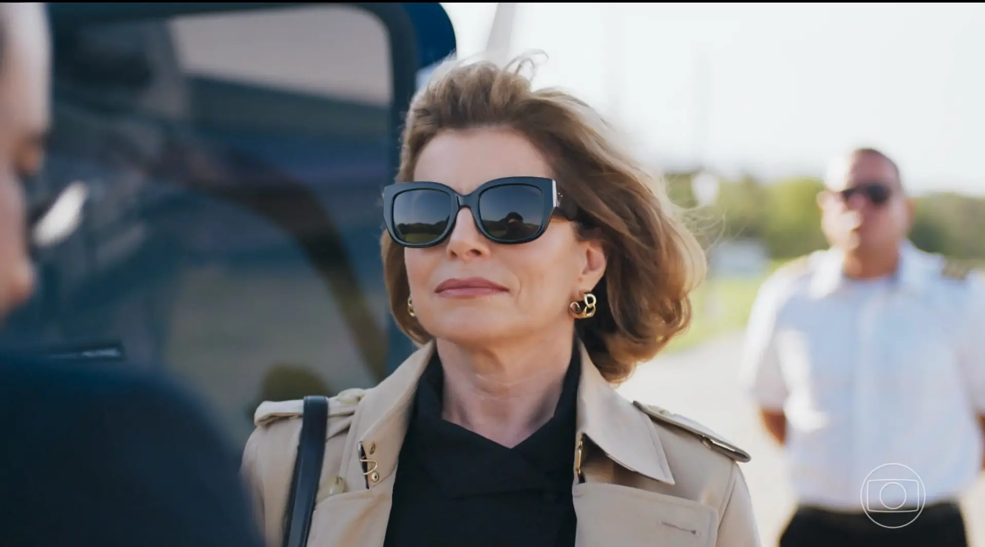 Odete em fuga do país de helicóptero.