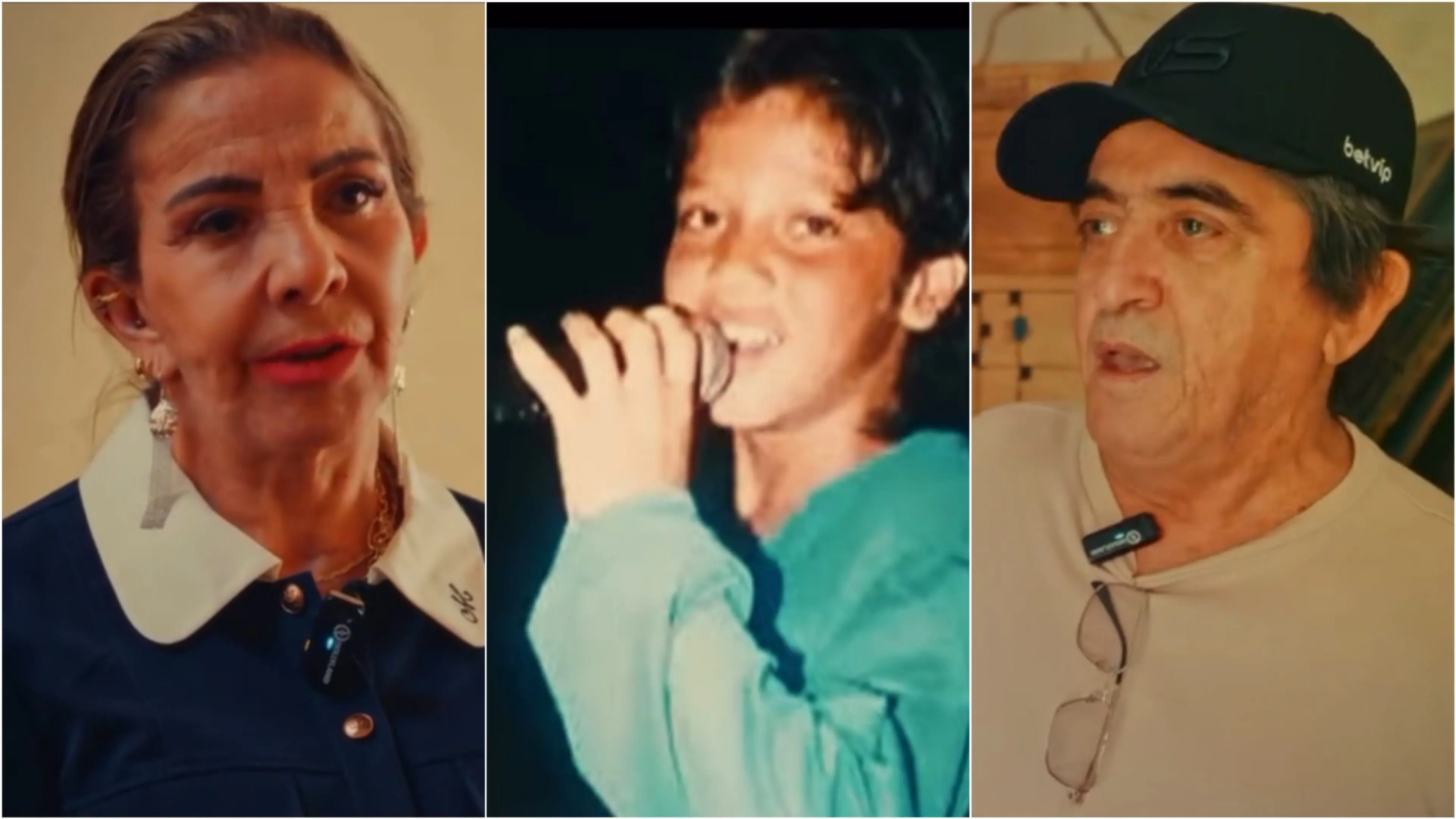 Dona Bill, Wesley Safadão e Dudu Oliveira, tio do cantor, estão presentes em primeiro episódio