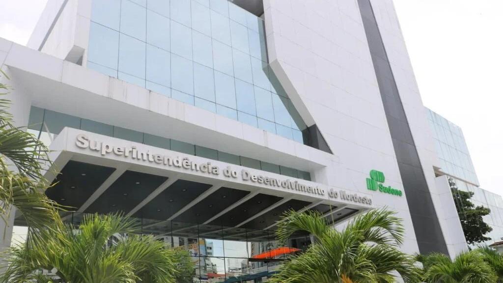 Imagem mostra a fachada da Sudene