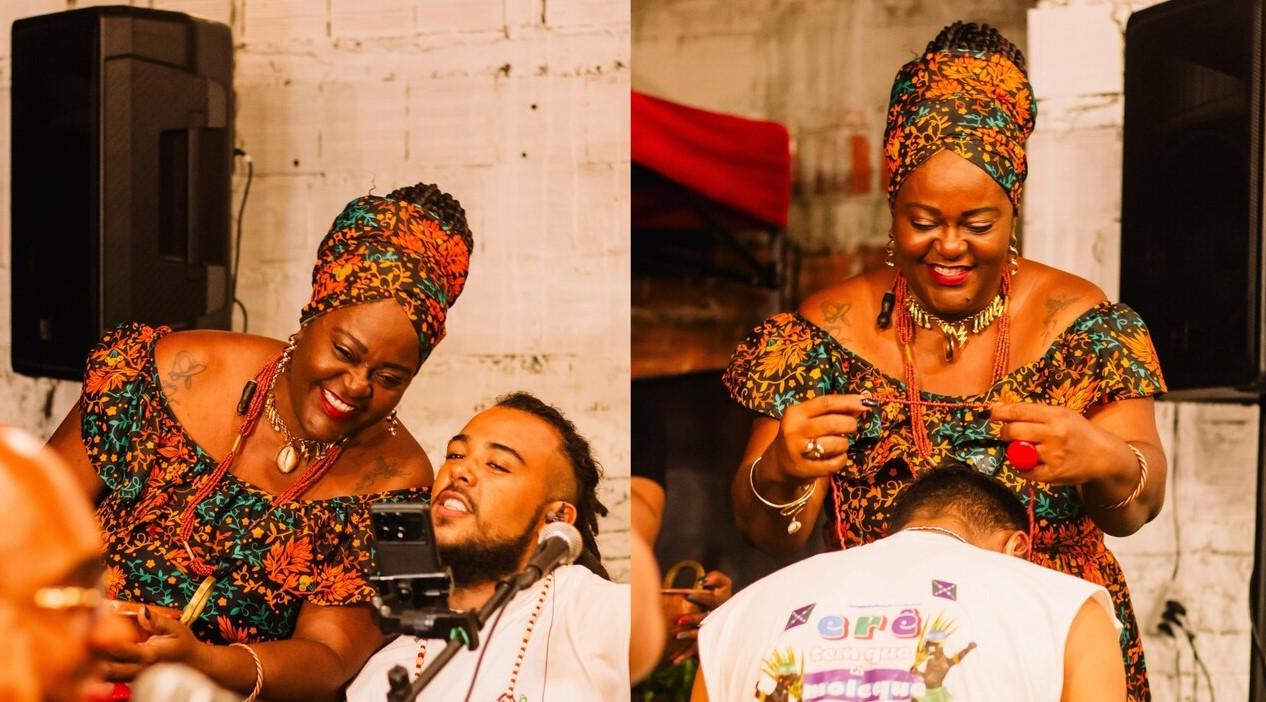 Pérola de Oyá é baiana de acarajé e articuladora cultural.