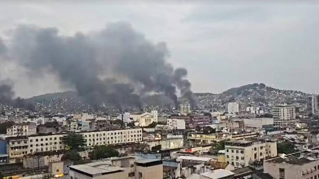 Imagem de operação das Polícias Civil e Militar do Rio de Janeiro.