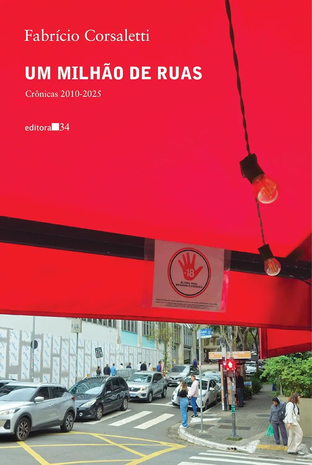 Imagem de capa do livro Um milhão de ruas, de Fabrício Corsaletti, para matéria sobre o Dia Nacional do Livro.