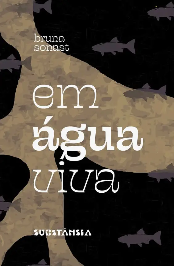 Imagem de capa do livro Em água viva, de Bruna Sonast, para matéria sobre Dia Nacional do Livro.