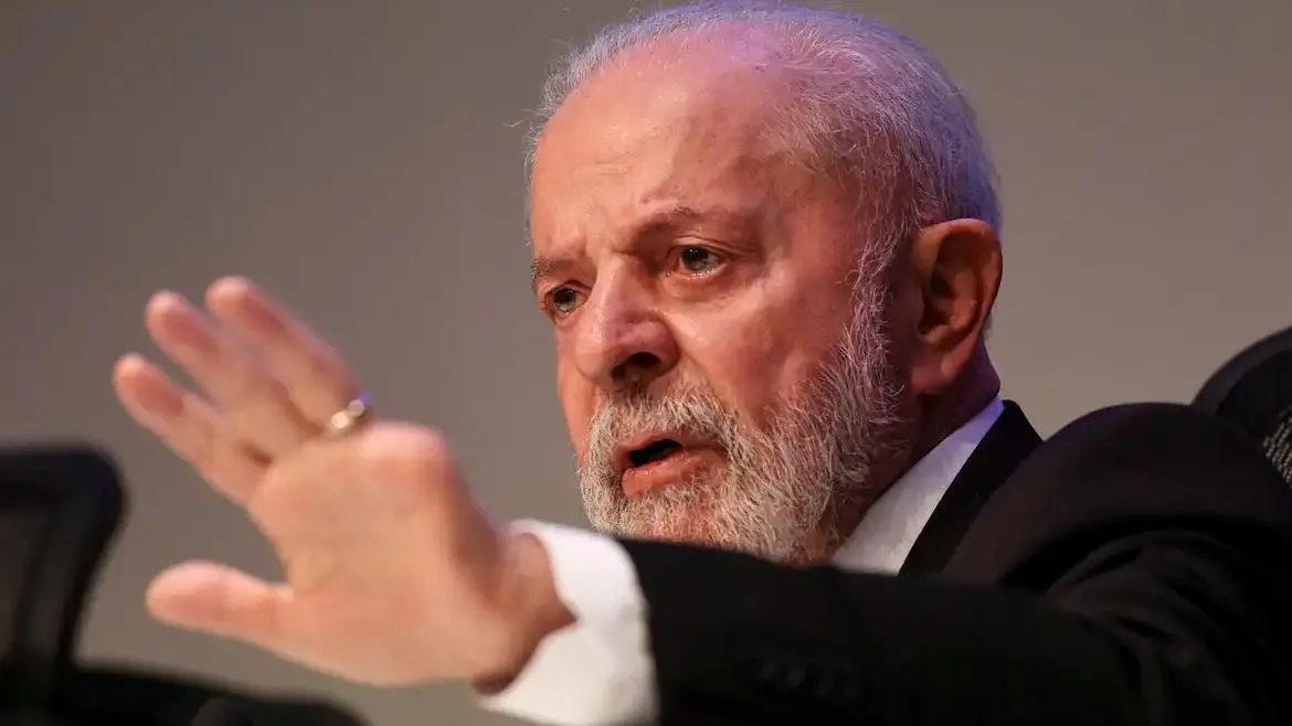 Foto do presidente Lula para ilustrar a matéria sobre a megaoperação no Rio de Janeiro.