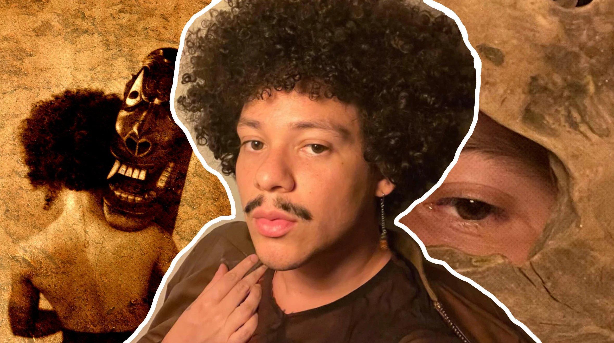 Imagem do escritor Davi de Jesus do Nascimento para matéria sobre livro Aluvião, do Círculo de Poemas.