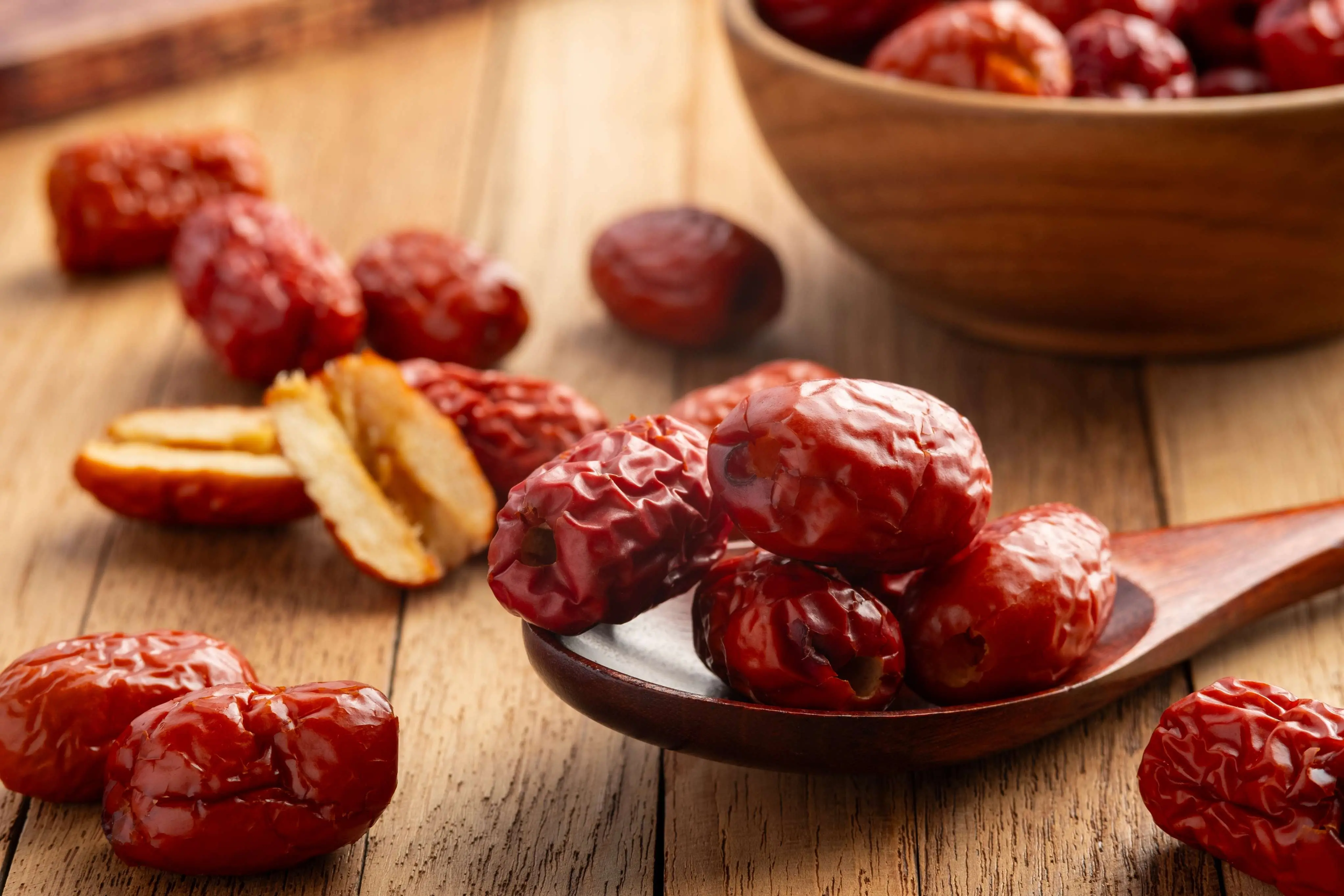 Imagem de tâmara para matéria sobre tâmara como substituto natural do açúcar e aliada no pré-treino.