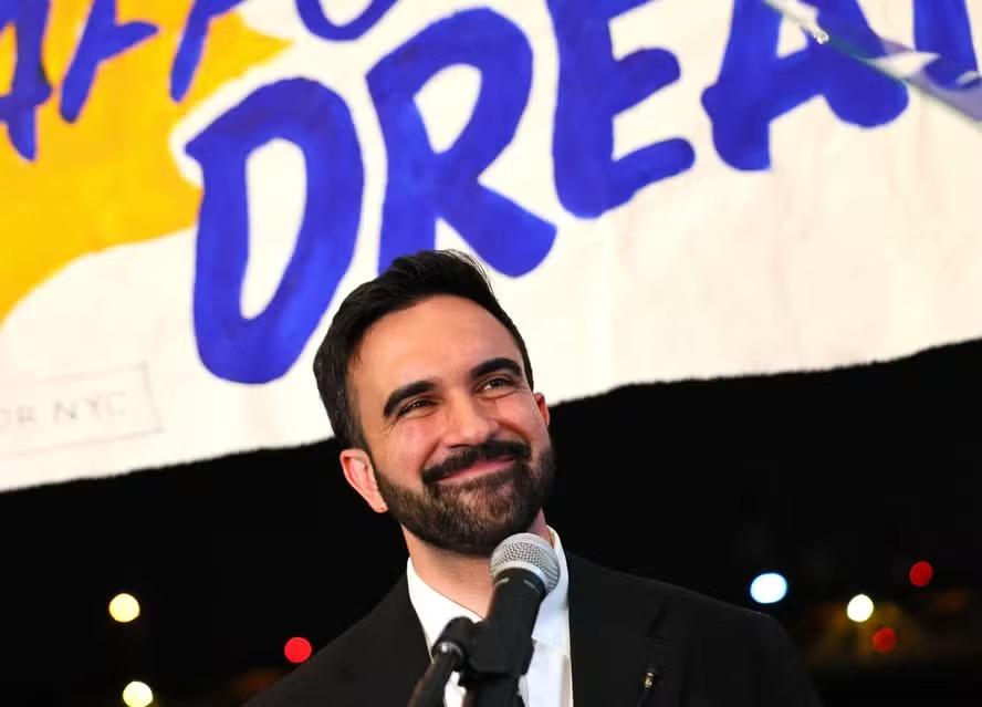 foto de Zohran Mamdani, prefeito eleito de Nova York.