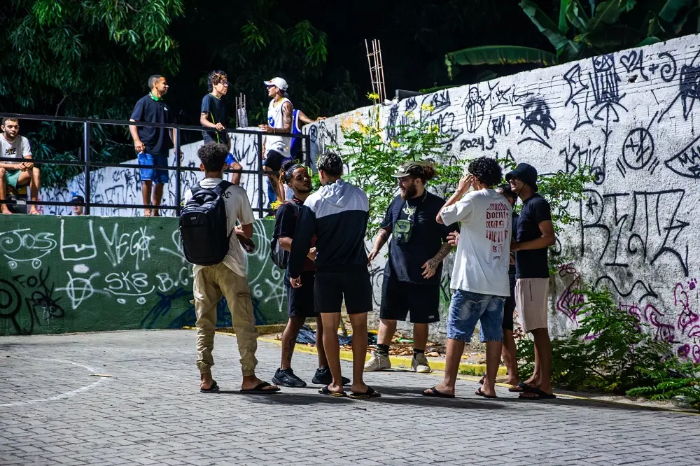 Público na Cururu Skate e Rap.
