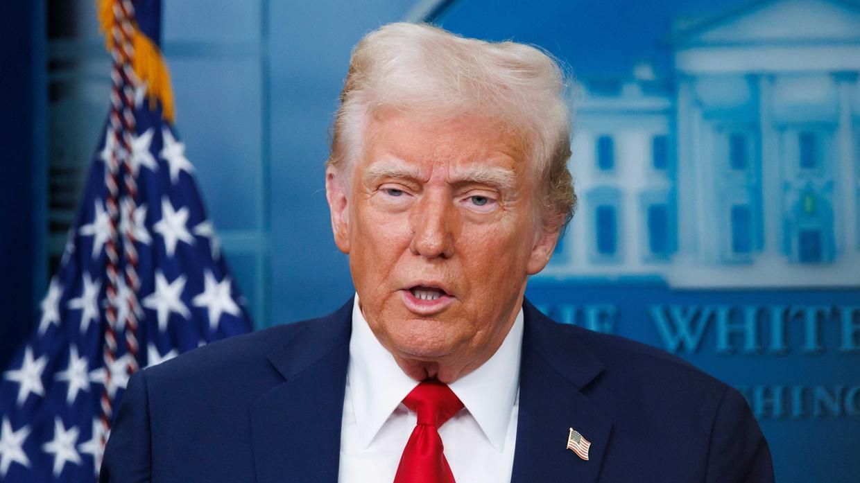 foto do presidente dos Estados Unidos, Donald Trump.