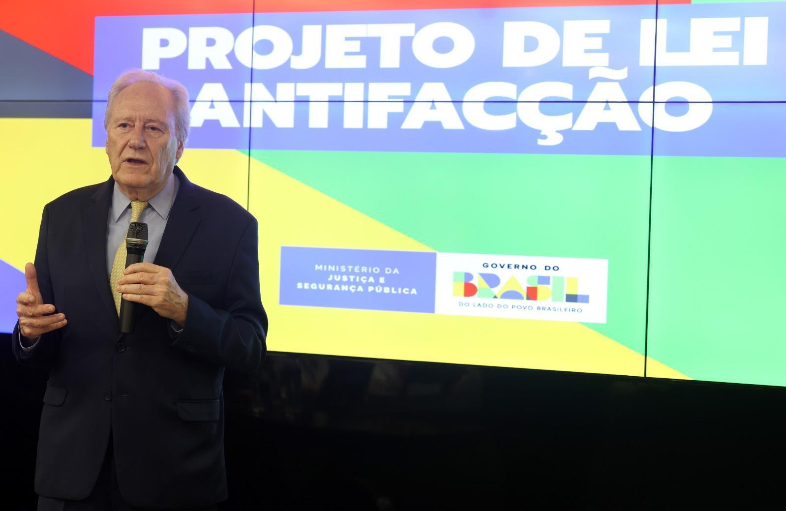 Ricardo Lewandowski discursa sobre PL Antifacção que está sendo relatado por Guilherme Derrite.