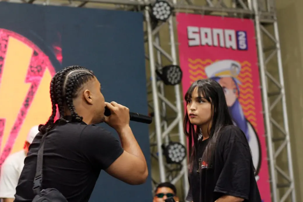 Agni MC participa de batalhas há quase três anos.