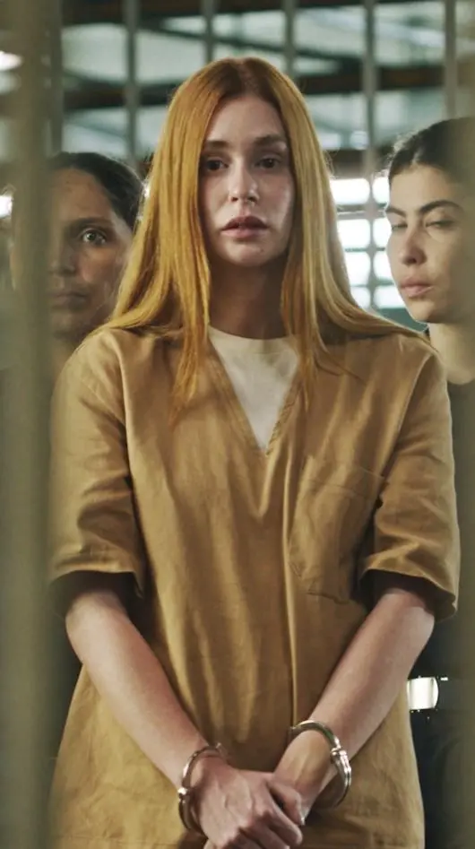 Marina Ruy Barbosa como Suzane Von Richthofen na série Tremembé.