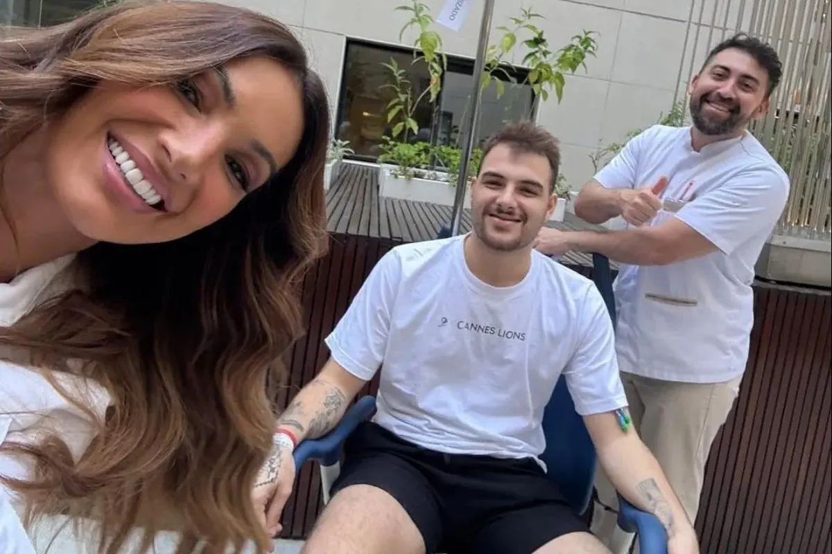 Patrícia Poeta celebrou a alta do filho, mas continua sem dar detalhes do que aconteceu.