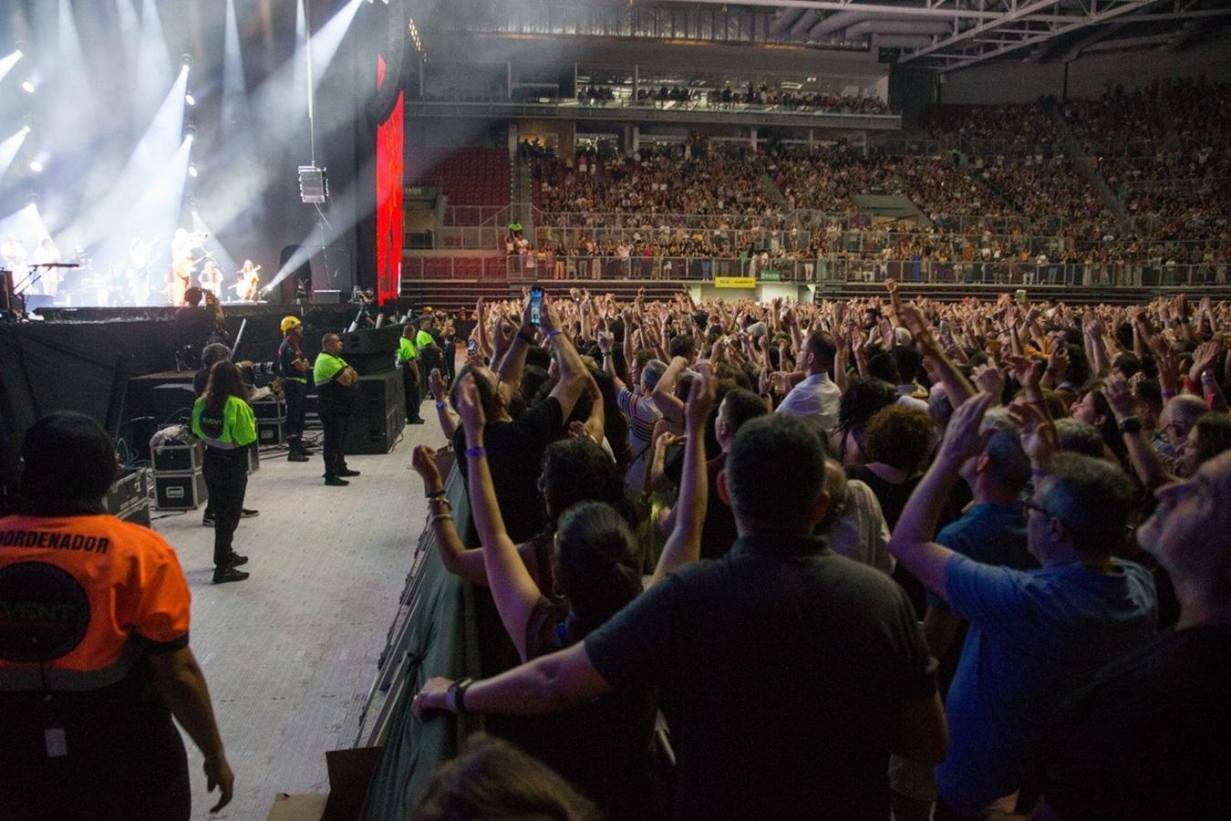 Público lotou o Centro de Formação Olímpica.