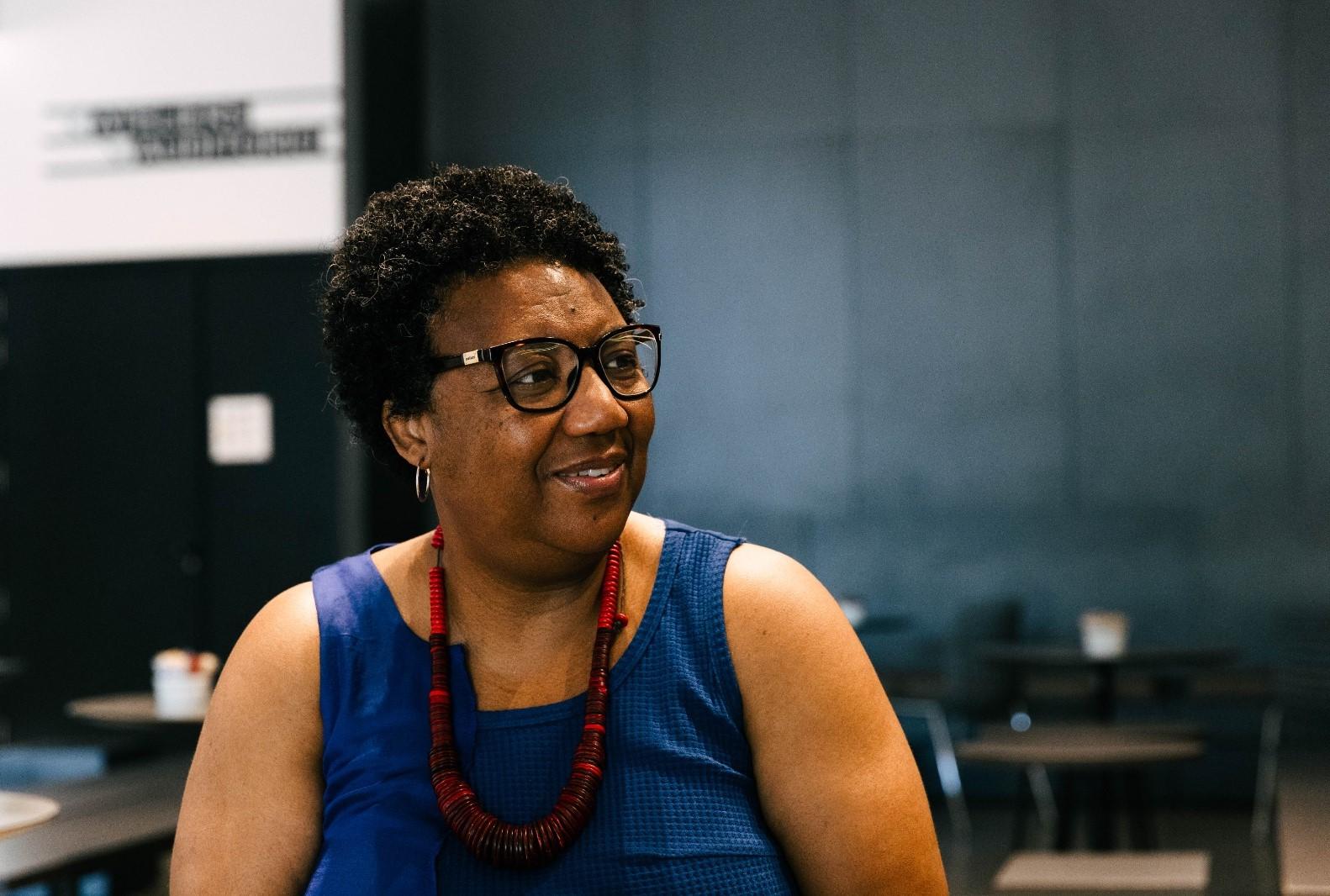 Rosana veio a Fortaleza pela primeira vez para uma aula na Pinacoteca do Ceará.