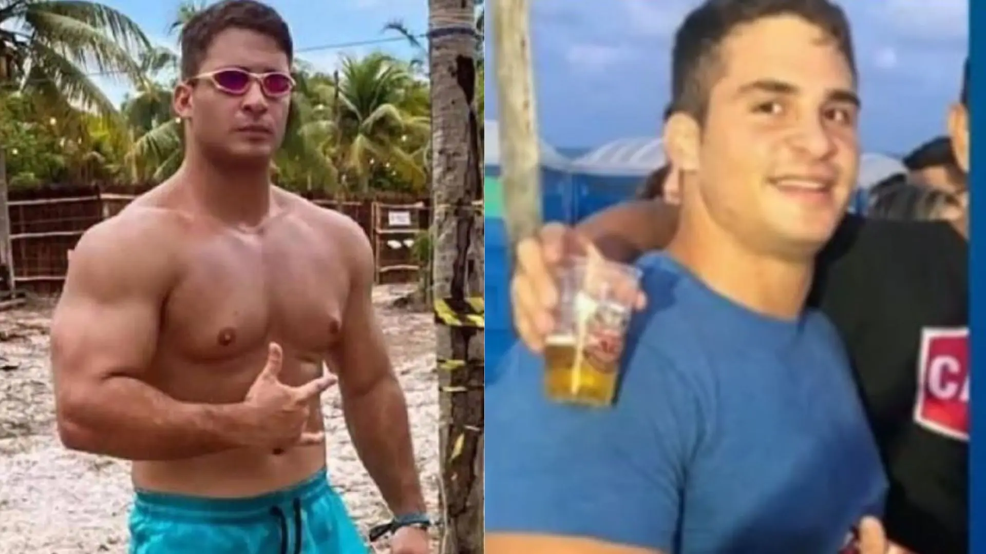 Colagem mostra fotos do ex-lutador Igor.