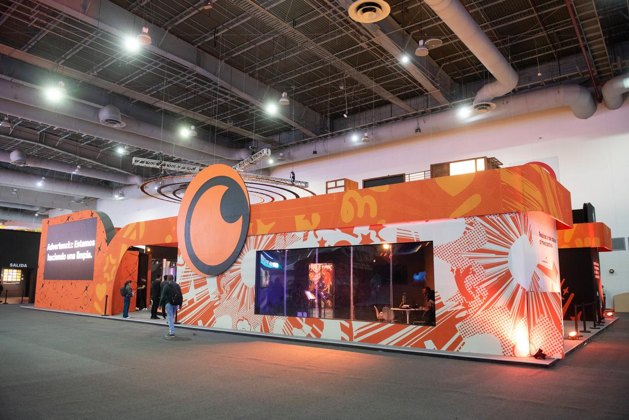 Estúdio de dublagem da Crunchyroll no México.