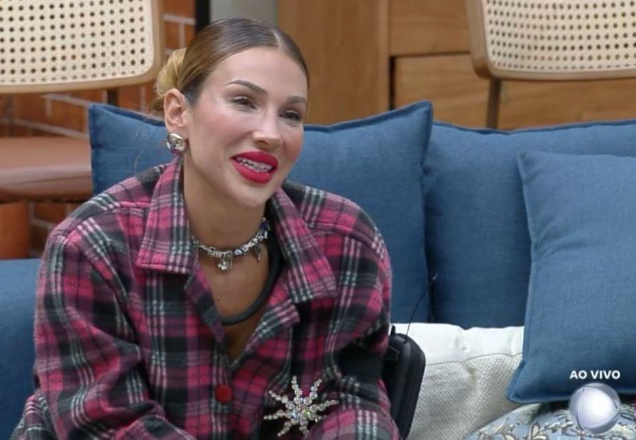 Maria Caporusso recebe a notícia da sua eliminação.