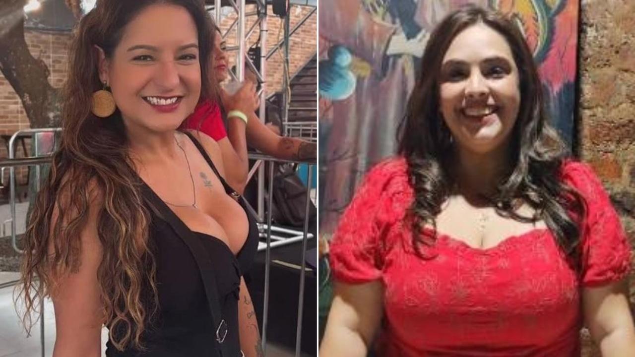 Montagem de fotos de Allane de Souza Pedrotti Matos e Layse Costa Pinheiro, vítimas de tiroteio no Cefet do Maracanã, no Rio de Janeiro.