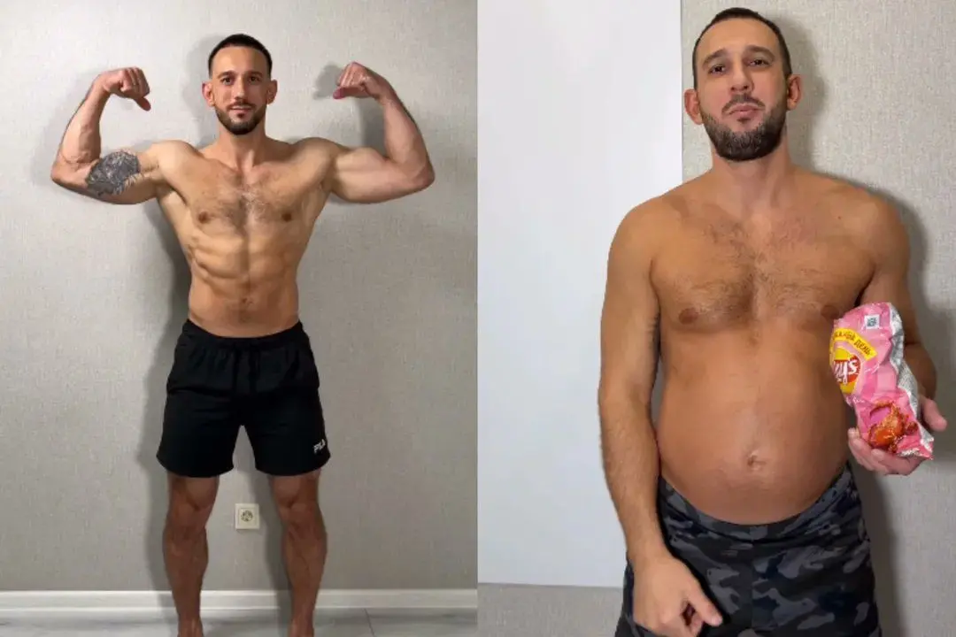 Dmitry Nuyanzin queria engordar rapidamente para depois mostrar processo de emagrecimento. 