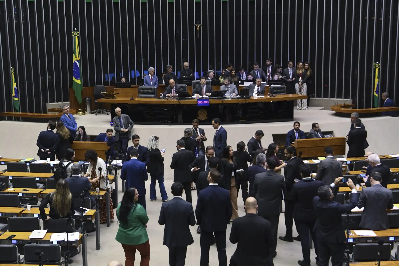 Foto do Plenário do Senado Federal.